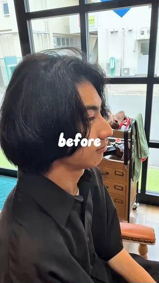 メンズフェザーショート
夏に合わせてバッサリイメチェンです。
今流行のフェザーショートもスタイリングで再現できます。
夏が始まる前にスッキリしてかっこよくなりませんか?