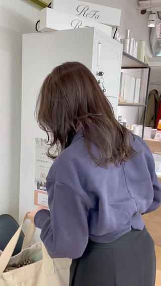 セミロング カラー アンサイ 成増のヘアスタイル
