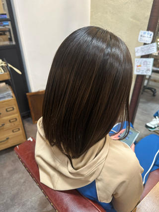 初めての縮毛矯正♩