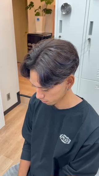 カラー メンズ すどう あしゅりのヘアスタイル