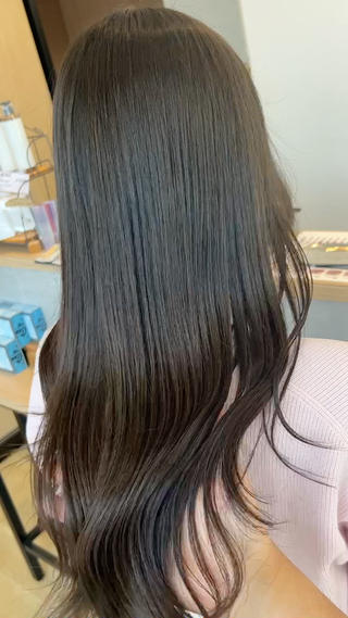 セミロング カラー 美髪形成！色素改善！ 秋田　和輝のヘアスタイル