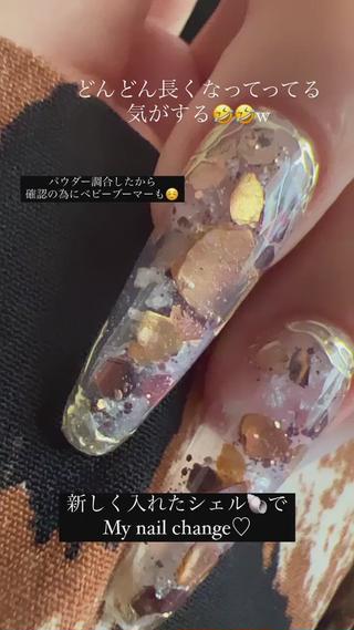 【スカルプ】
シェル埋め込み♡