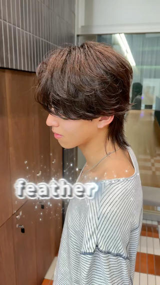 毛流れがかっこいい韓国風ニュアンスパーマ