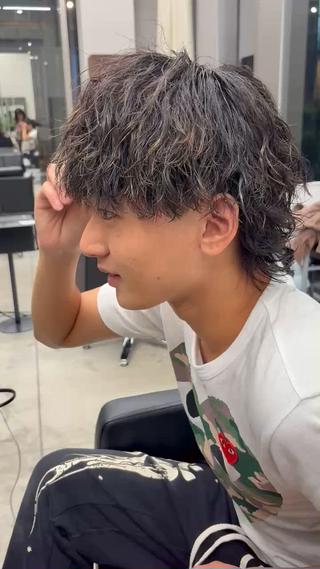 パーマ メンズ メンズパーマ特化 sayoのヘアスタイル