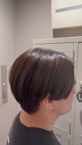 ショート メンズ 透明感×暖色カラー 🍒𝐘𝐮𝐤𝐚のヘアスタイル