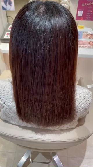 ロング 髪質改善・縮毛矯正 濱　泰賀のヘアスタイル