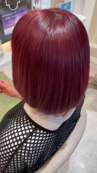 ショート カラー 髪質改善・縮毛矯正 濱　泰賀のヘアスタイル
