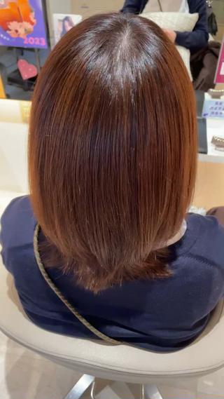 ミディアム 髪質改善・縮毛矯正 濱　泰賀のヘアスタイル