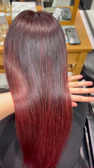 ロング カラーモデル募集 🤍momoha🤍のヘアスタイル