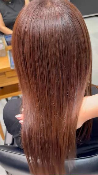 ロング カラーモデル募集 🤍momoha🤍のヘアスタイル