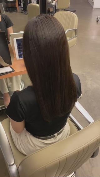 +5step Aujuaトリートメント♡
手触りのいいさらつやな髪の毛に