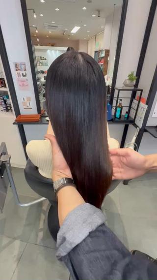 髪質改善ストレート