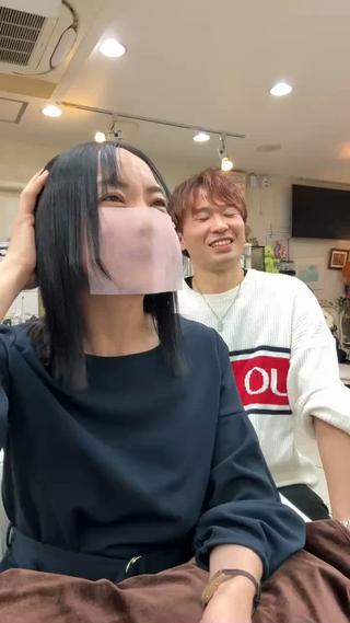 セミロング ウィリアム シュウのヘアスタイル