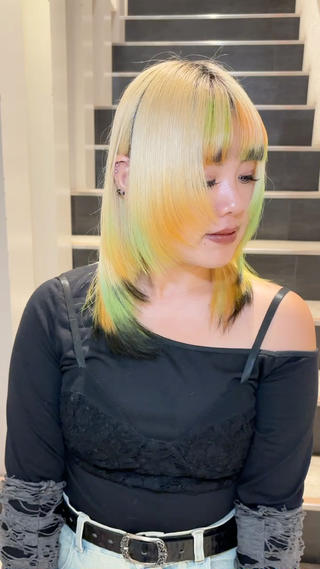 セミロング レイヤーカット⭐️ 桑原 日花理のヘアスタイル