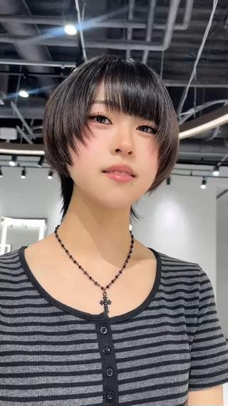 ウルフカット 