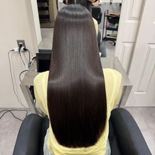 ロング カラー 🎀レイヤー×透明感 ×髪質改善🎀米田のヘアスタイル