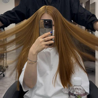 ロング カラー 🎀レイヤー×透明感 ×髪質改善🎀米田のヘアスタイル