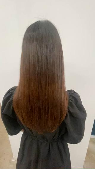 縮毛矯正 山口 詩織のヘアスタイル