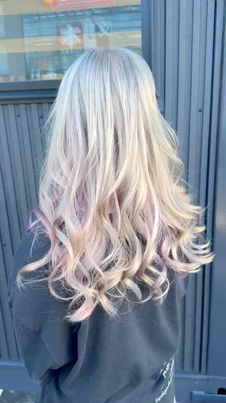 ロング カラー 加藤 佑二のヘアスタイル