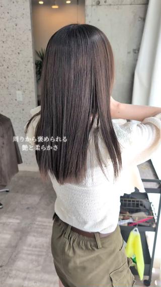 本当の髪質改善で艶髪に♪