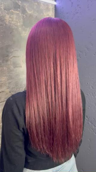 ロング NANA💎やわらか 透明感ダブルカラーのヘアスタイル