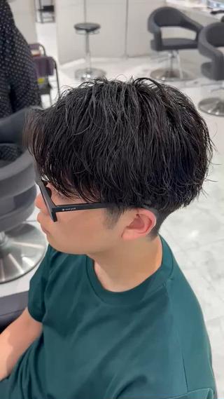 ショート パーマ メンズ 🐺韓国風メンズ特化 あさひ🐺のヘアスタイル