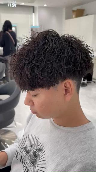パーマ メンズ 🐺韓国風メンズ特化 あさひ🐺のヘアスタイル