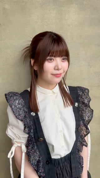 セミロング ヘアアレンジ ニュアンスヘア🪡 nenekaのヘアスタイル
