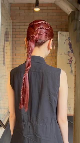 ロング ヘアアレンジ ニュアンスヘア🪡 nenekaのヘアスタイル