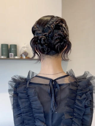 個性派フルオーダーお任せヘアセット・:*+.