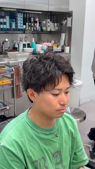 ショート パーマ fifth 村田 悠輔のヘアスタイル