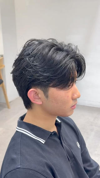 ショート パーマ fifth 村田 悠輔のヘアスタイル