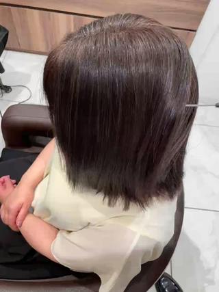 ショート カラー ヘアアレンジ 🇰🇷韓国ヘア★ 副店長.쿠리타⭐︎のヘアスタイル
