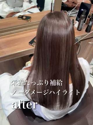 ロング カラー ヘアアレンジ 🇰🇷韓国ヘア★ 副店長.쿠리타⭐︎のヘアスタイル