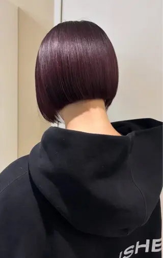 ショート カラー ヘアアレンジ OPUSダブルカラー ケアブリーチのヘアスタイル