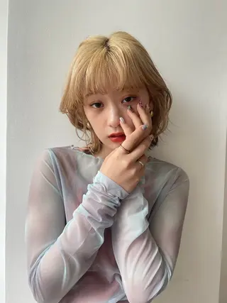 ショート カラー レイヤーカット🎀 NANAHAのヘアスタイル