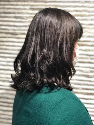 ミディアム カラー メンズ特化☝️添田 好恵のヘアスタイル