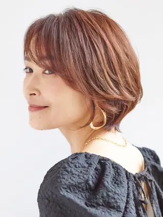 ショート カラー Ash 店長 木村 和人のヘアスタイル