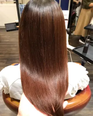ロング カラー 縮毛矯正/ 髪質改善 /ショート 圍 崇行のヘアスタイル