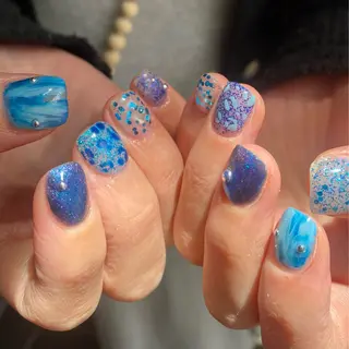ネイル こゆび /中崎町ネイル🌟のネイルデザイン