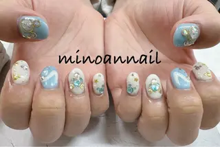 ネイル 美ノ庵ネイルサロン メトロポリタン前店のネイルデザイン