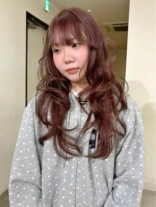 ロング Hikari / 天神大名/暖色カラーのヘアスタイル