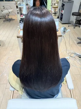 ロング 艶カラー/中崎町/ マナ🌼のヘアスタイル