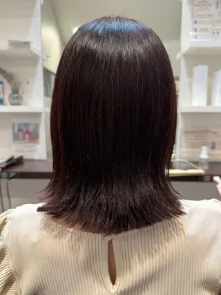 ミディアム 田中拓人/スパ/ ハイライト/髪質改善のヘアスタイル