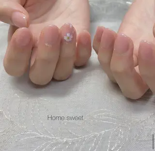 ネイル ショートネイル. Home sweetのネイルデザイン