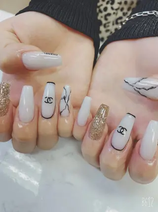 ロング JNA認定講師🌸 RIEのネイルデザイン