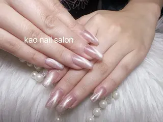ネイル kao nail マグネット/長さだしのネイルデザイン