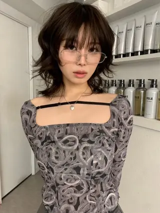 セミロング 山田 京介のヘアスタイル