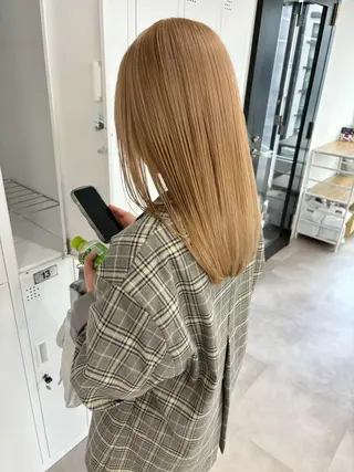 ロング カラー 🌼ベージュ/暖色 🌼すずのヘアスタイル