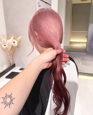 ロング カラー 🫧艶ハイトーン 特化🫧ライヤのヘアスタイル